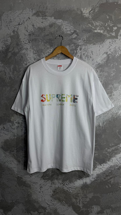 CAMISETA SPM LETRAS COLORES