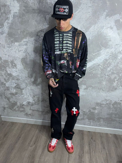 PANTALONES CHROME HEART