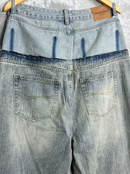 PANTALON DOBLE CINTURA BLG