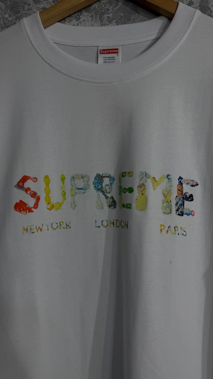 CAMISETA SPM LETRAS COLORES